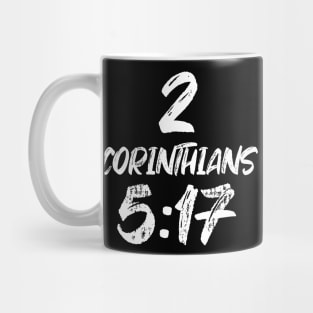 2 Corinthians 5:17 Bible Verse Text Mug